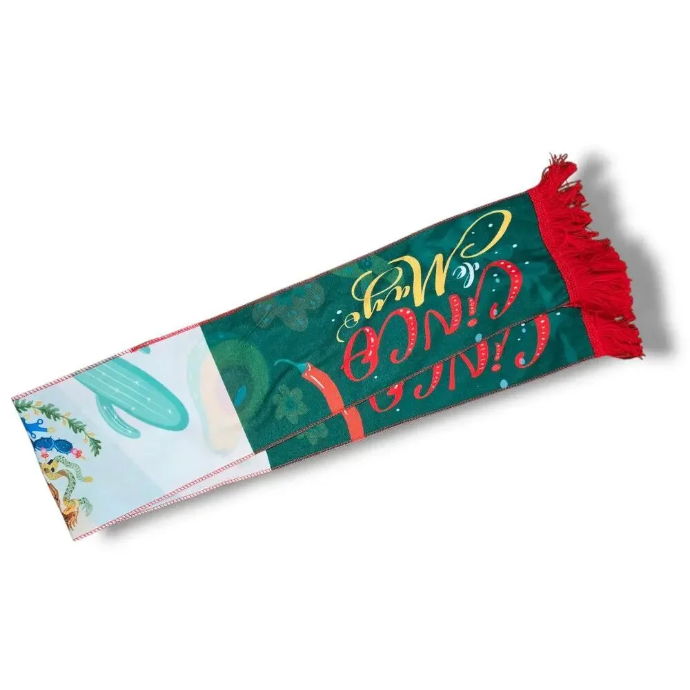 Cinco de Mayo Mexican Flag Festive Party Scarf 51